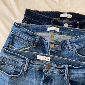 LOFT Jeans Lot